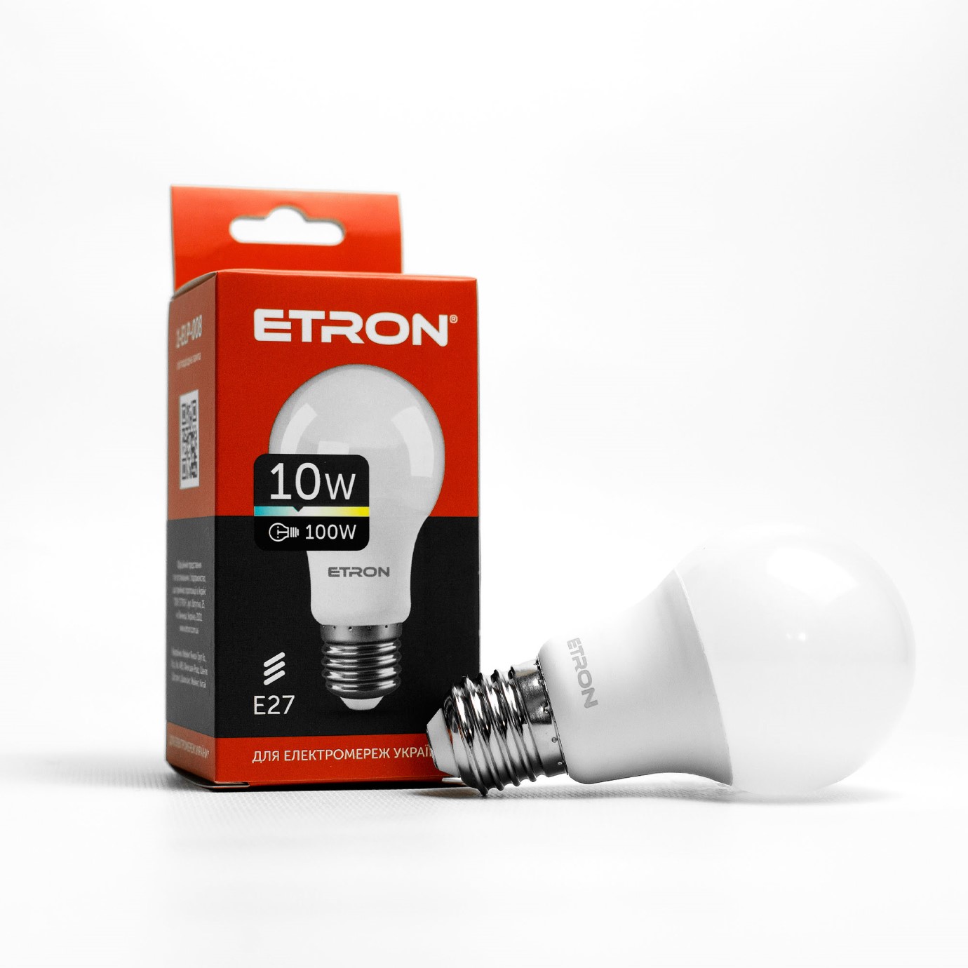 Лампа "Etron Light Power" LED 1-ELP-008 A60 10Вт 4000-4200K Е27(10)(100) — купити | Канцелярський Сад