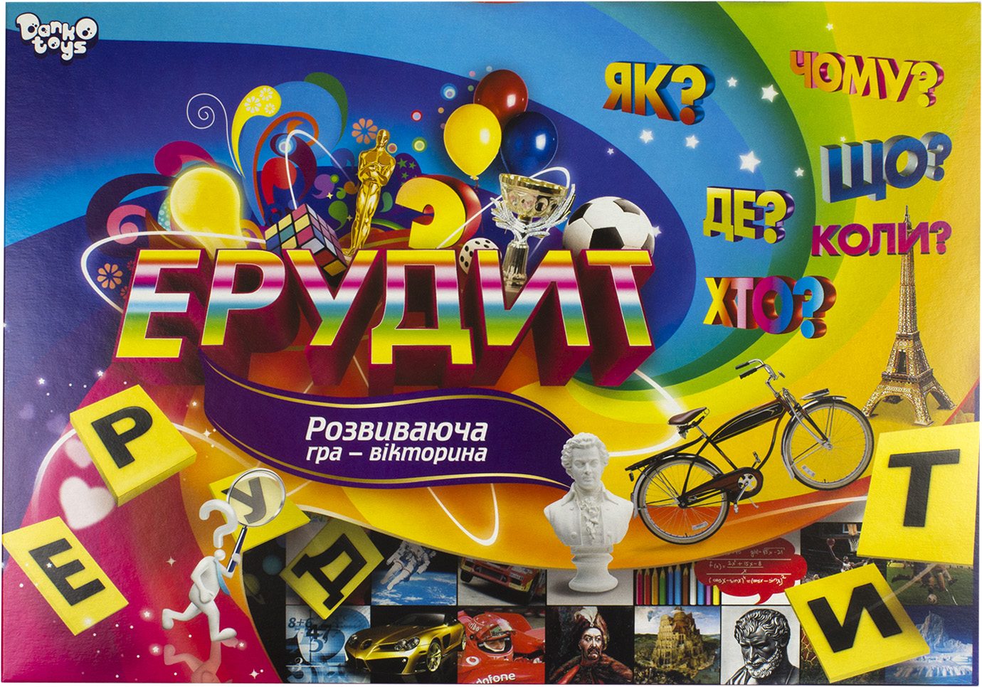 Гра "Ерудит" мал.,укр.,DTG26-U "DankoToys" (20) — фото товару | Канцелярський Сад