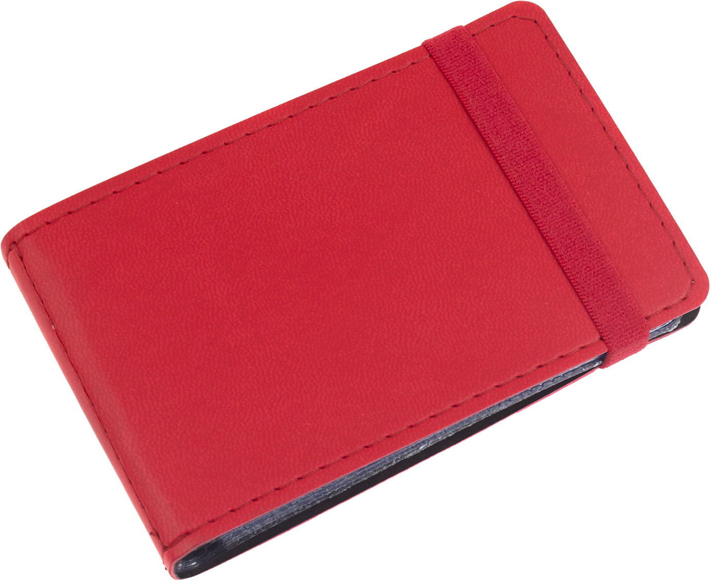 Візитниця "Optima" №O51615-03 Vivella (20візиток) кишеньк.,на гумці,черв.(60) — купити | Канцелярський Сад