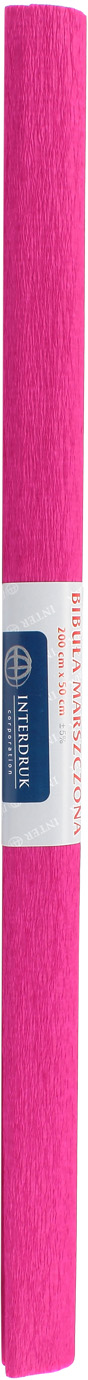 Папір гофра 2м х50см №09/990664/219602 (бордо)(10)(100)/Interdruk/ — фото товару | Канцелярський Сад