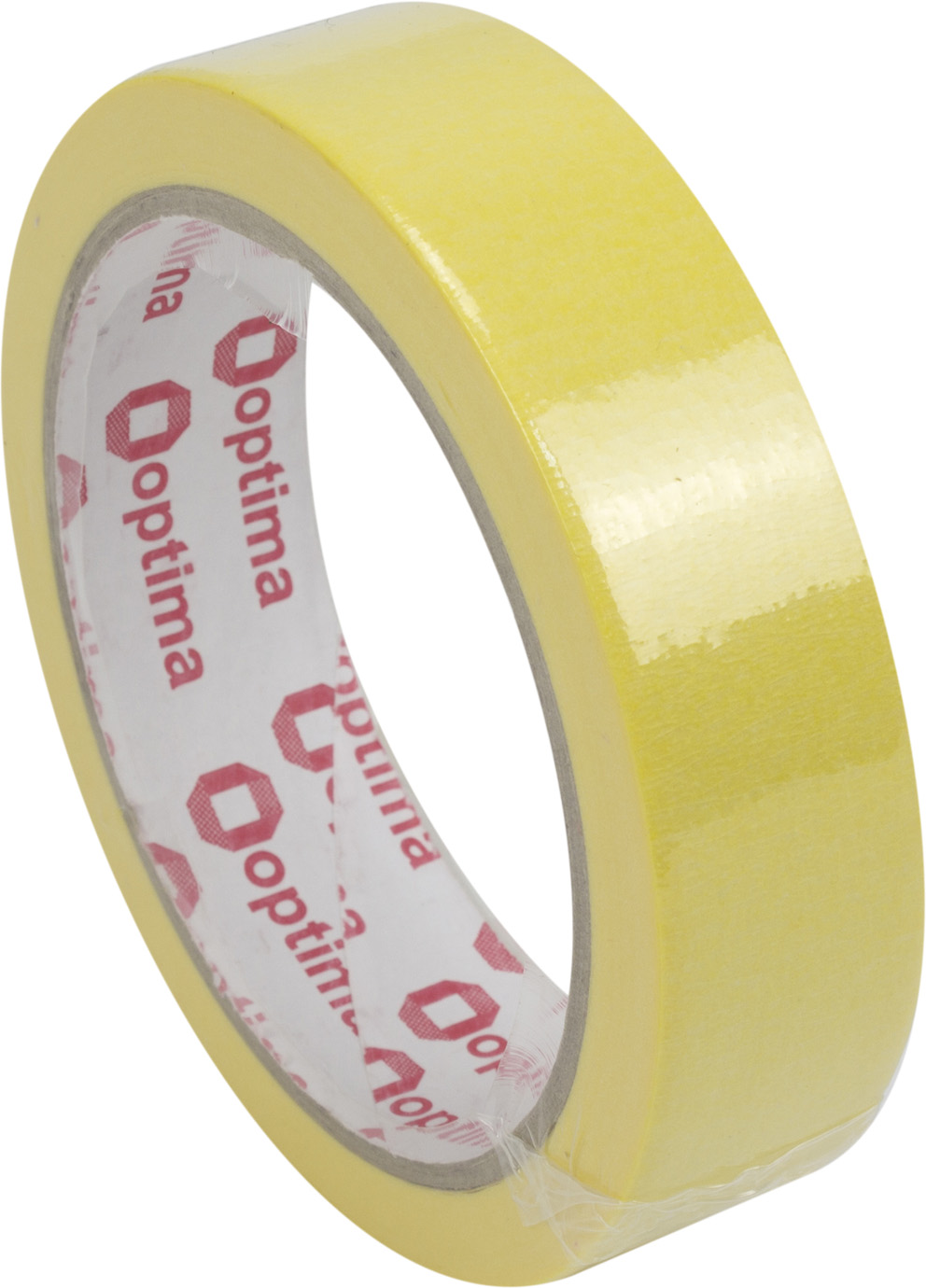 Стрічка клейка малярна "Optima" 24ммх27м жовта №O45341(1)(132) — фото товару | Канцелярський Сад