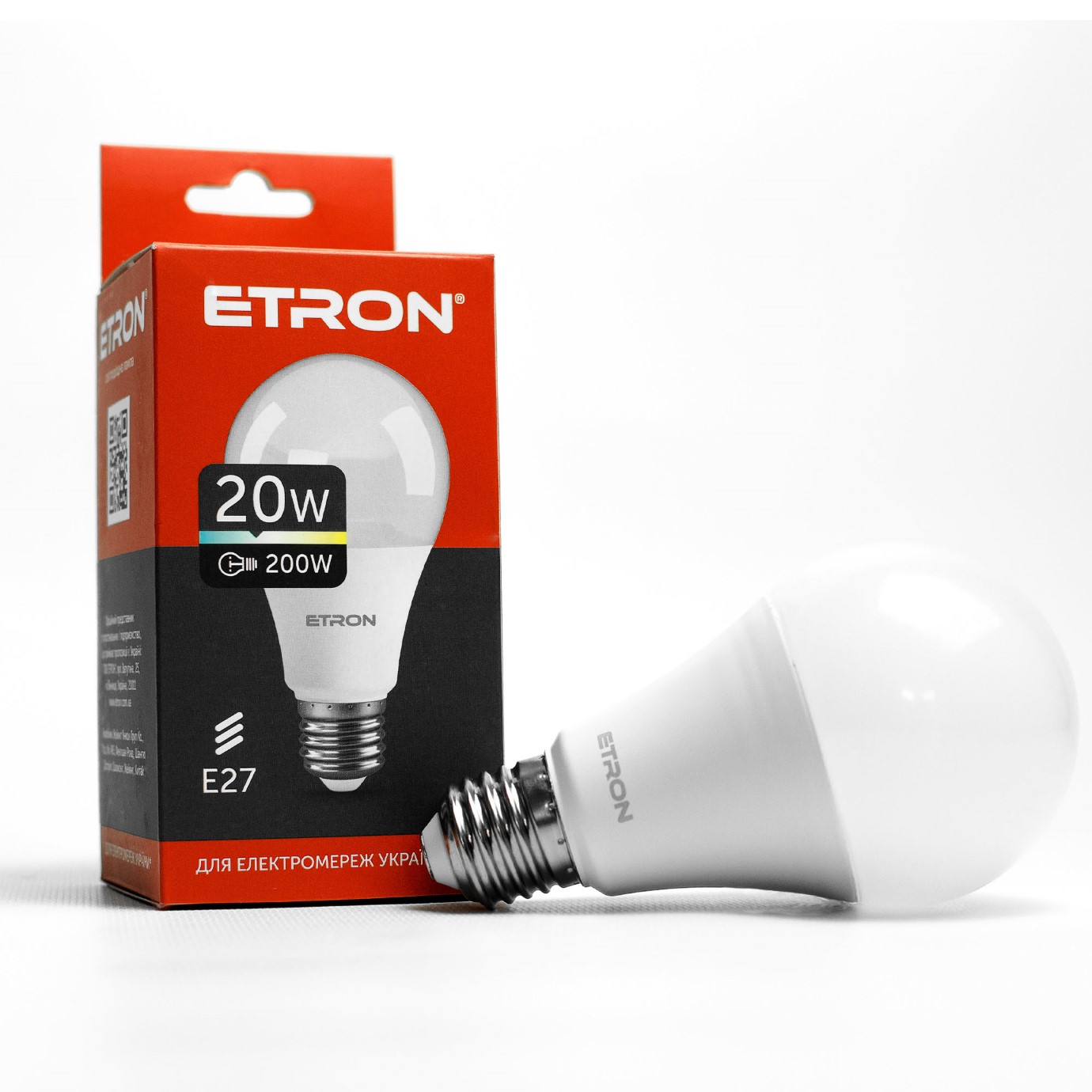 Лампа "Etron Light Power" LED 1-ELP-002 A70 20Вт 4200K Е27(10) — купити | Канцелярський Сад