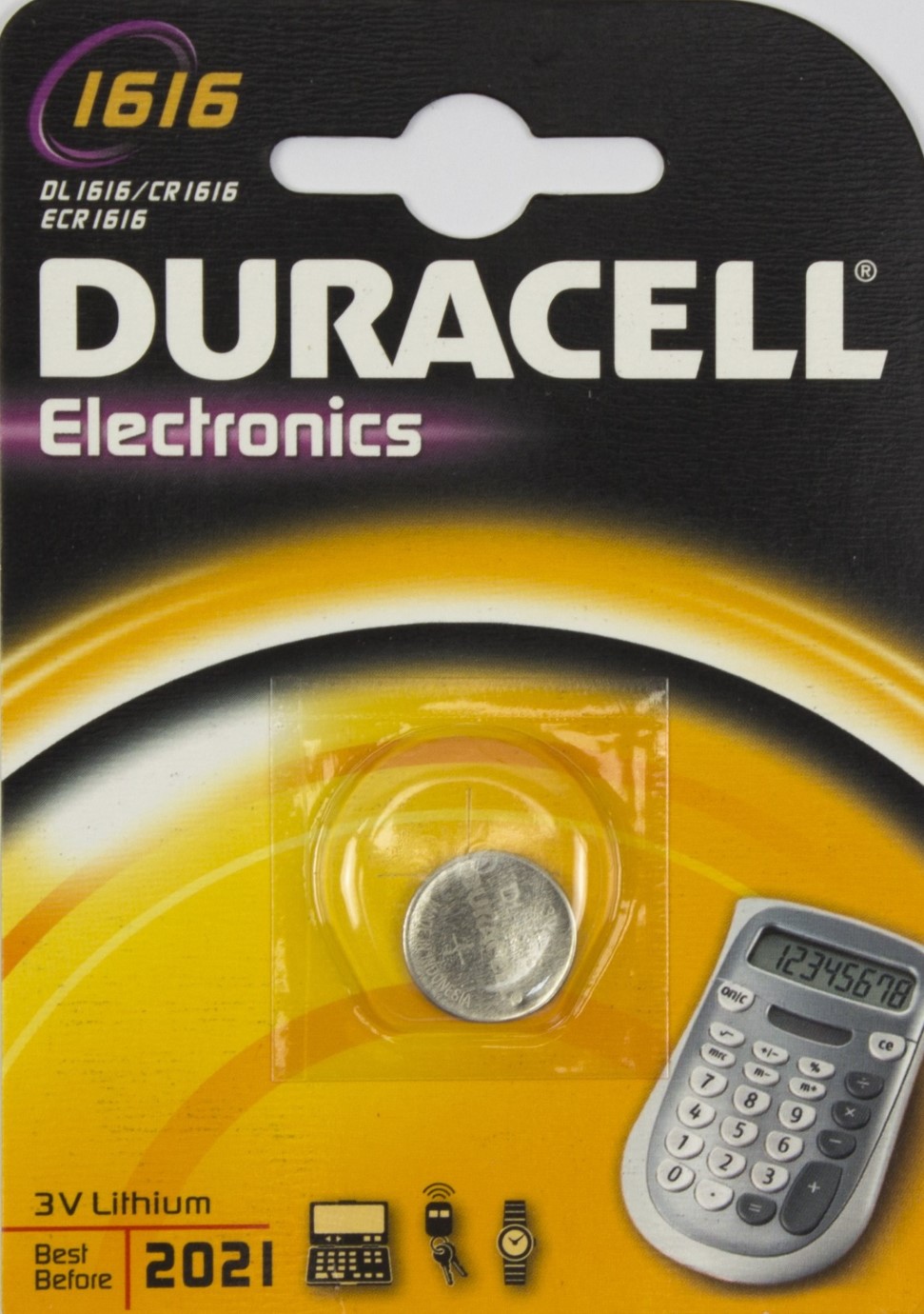 Батарейка Duracell Алкалайн CR-1616/1bl Electronics(10) — купити | Канцелярський Сад