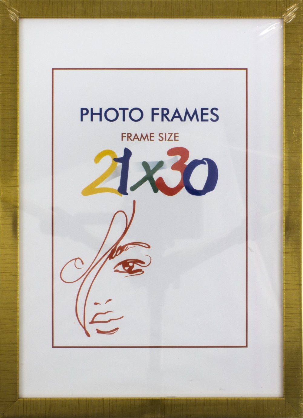 Фоторамка "DL" 21х30 №DL-76 золото(24) — фото товару | Канцелярський Сад