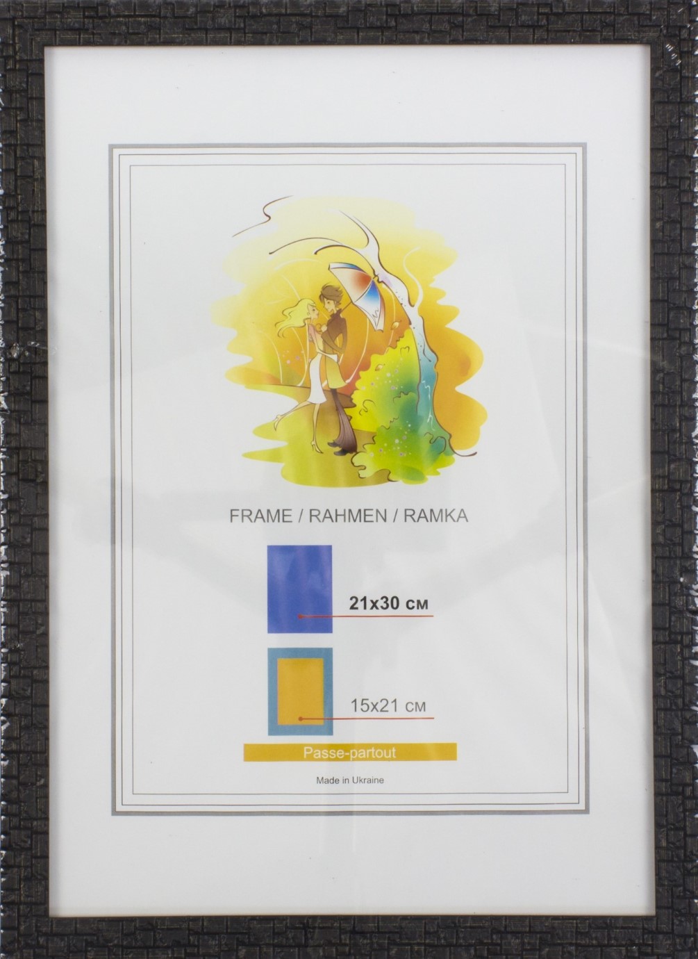 Фоторамка "DL" 21х30 №DL-45 "Крокодил" чорна(24) — фото товару | Канцелярський Сад