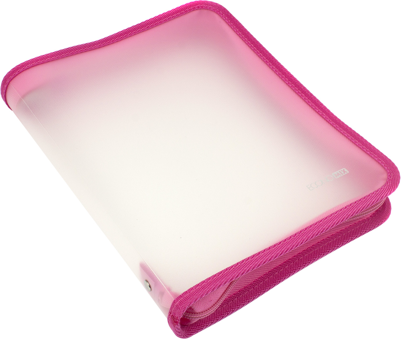 Папка "Economix" №E31645-09 В5 пласт. на блиск. (рожева)(20) — фото товару | Канцелярський Сад
