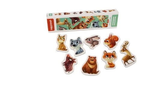 Пазли Puzzlika 16ел. Гірські звірі Карпат №14798 — фото товару | Канцелярський Сад