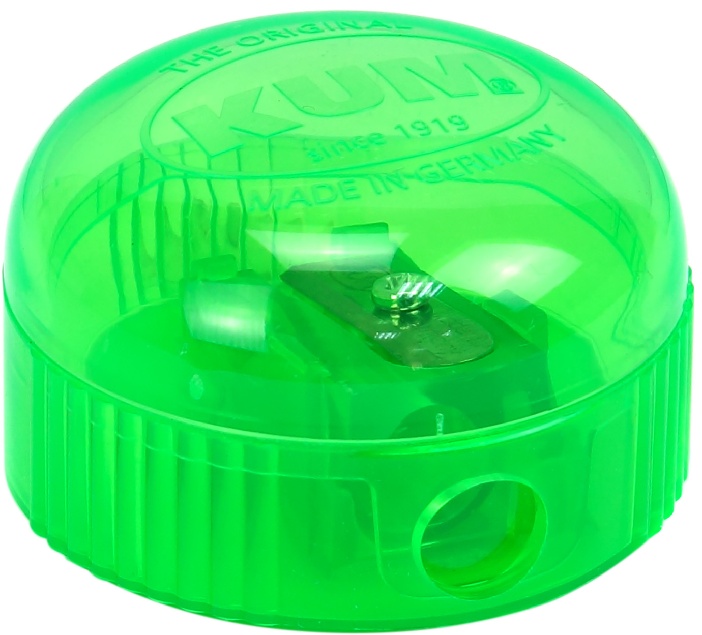 Точилка "Kum" №210K Ice пласт. з конт. круг.(12)(780) — фото товару | Канцелярський Сад