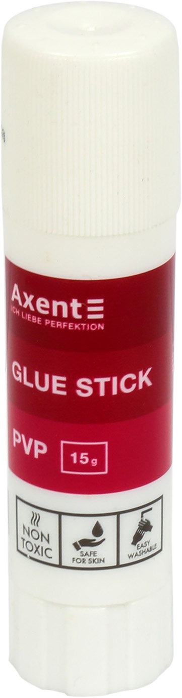 Клей-олівець "Axent" №7112 15гр PVP(20)(600) — фото товару | Канцелярський Сад