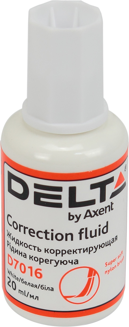 Коректор з пенз. "Axent/Delta" 20мл №7016(12)(576) — фото товару | Канцелярський Сад