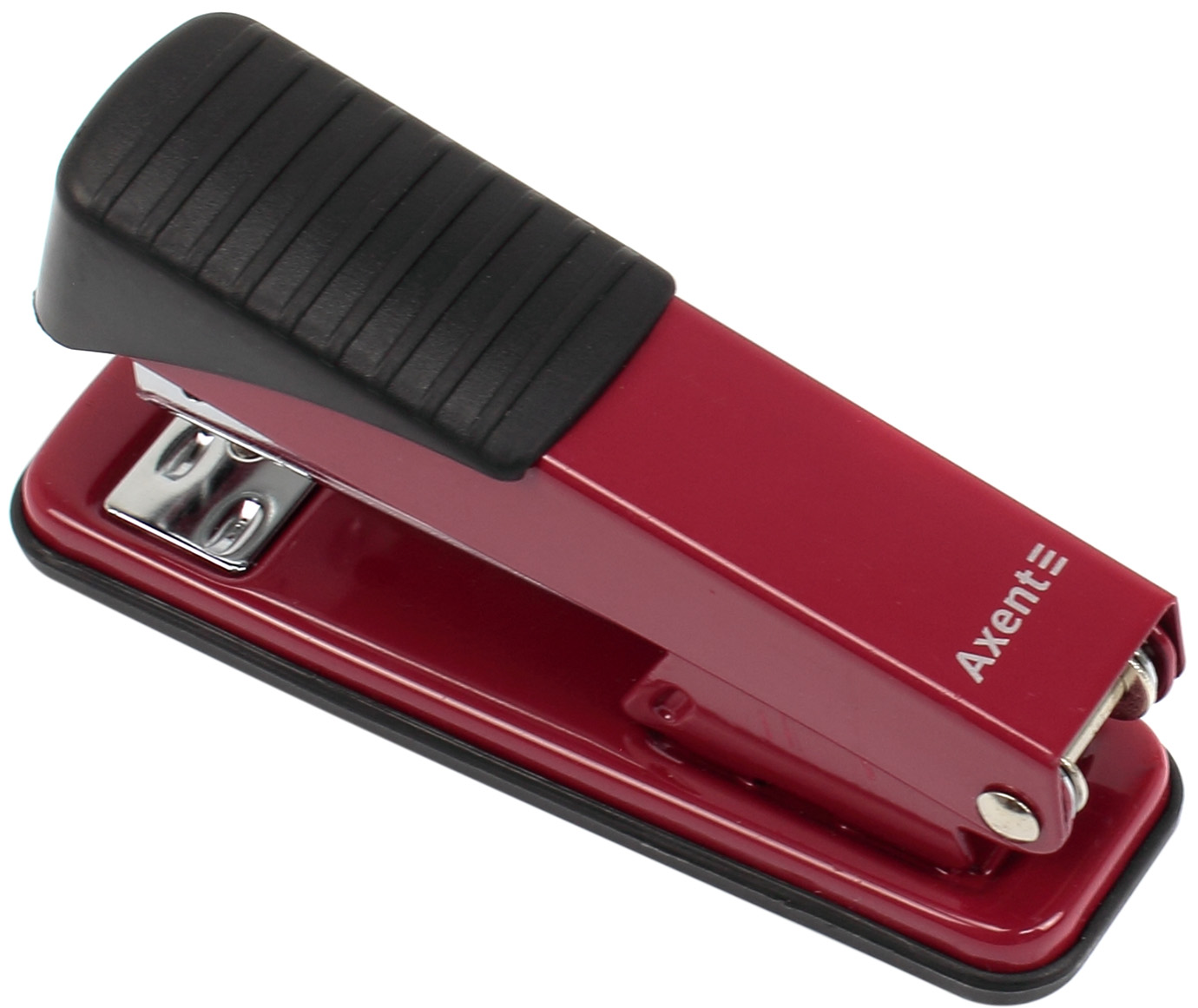 Степлер "Axent" №24/6 25арк №4925-06 Exakt-2 метал. червоний(12) — фото товару | Канцелярський Сад
