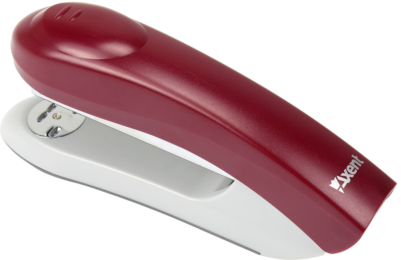 Степлер "Axent" №24/6 25арк №4825-06 Welle-2 пласт. червоний(12) — фото товару | Канцелярський Сад