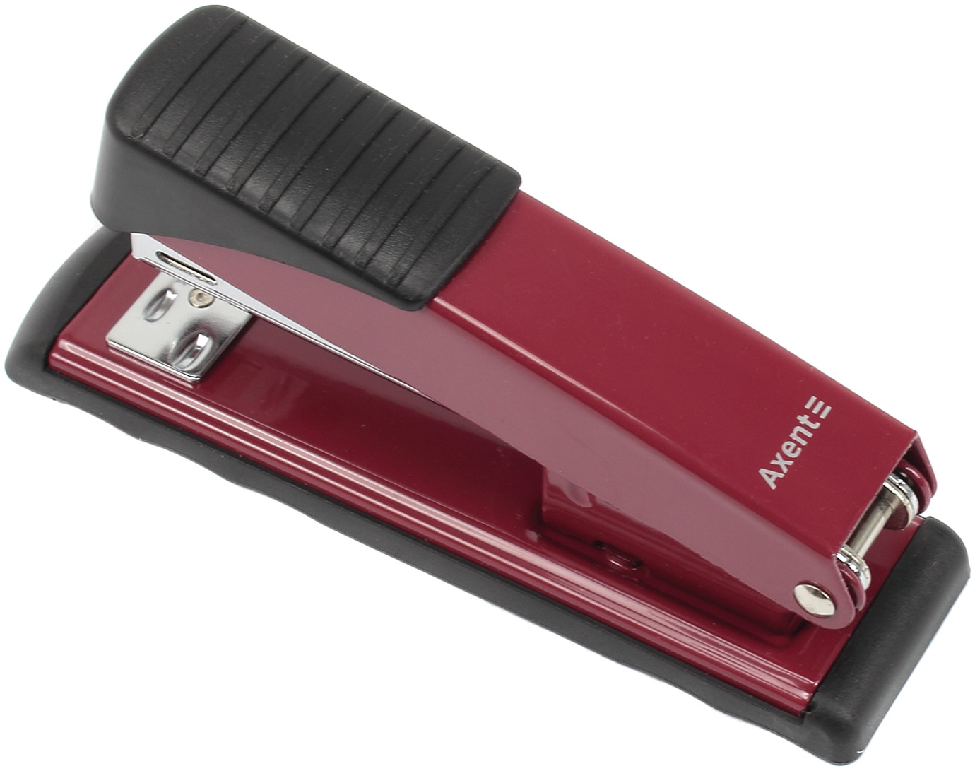 Степлер "Axent" №24/6 25арк №4926-06 Exakt-2 метал. червоний(12) — фото товару | Канцелярський Сад