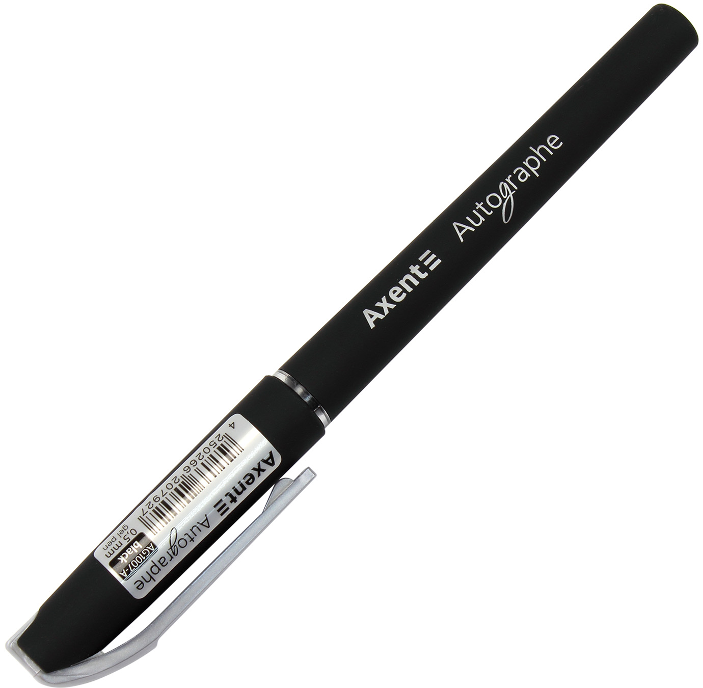 Ручка гел. "Axent" №AG1007-01 Autographe 0,5мм чорна(12)(144)(1728) — фото товару | Канцелярський Сад
