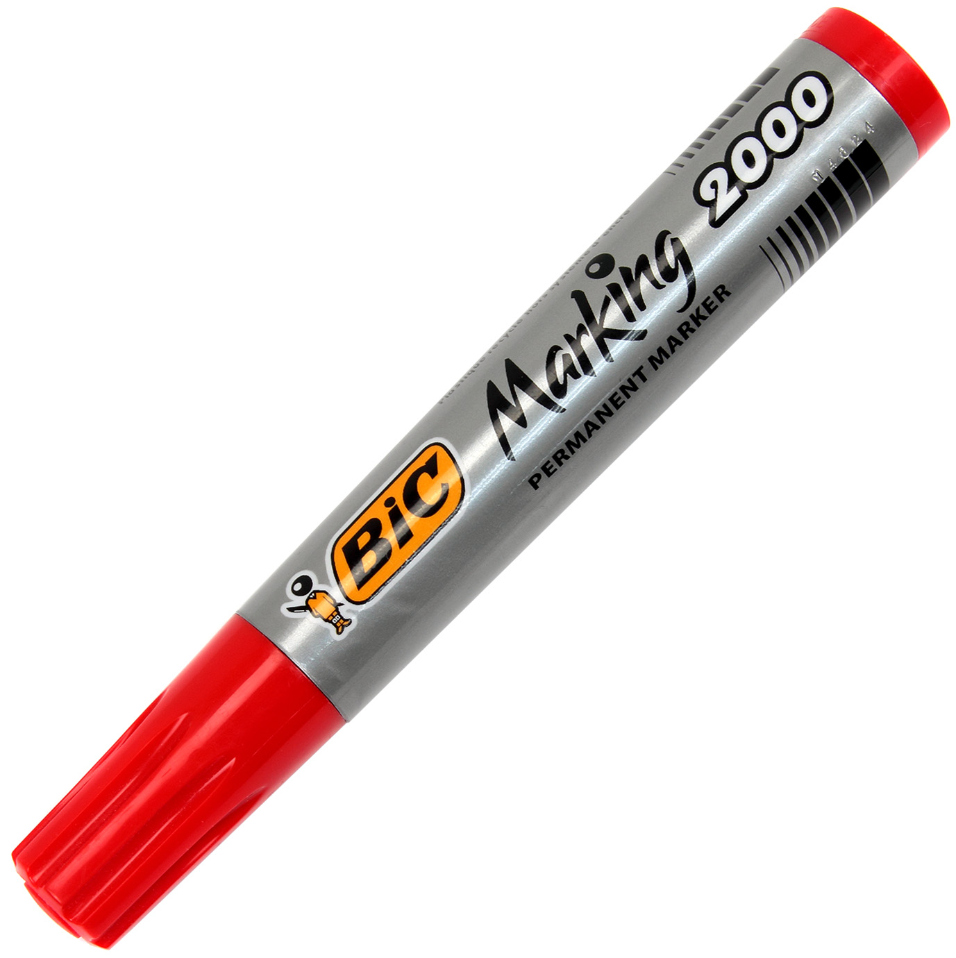 Маркер "Bic" 2000 №820913/033/8209133 Permanent 0,8-3мм червоний(12) — фото товару | Канцелярський Сад