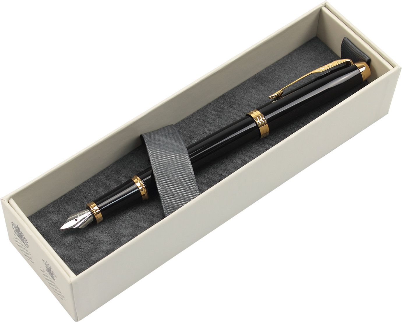 Ручка чорн. "Parker IM Black" №22011 позол. перо — фото товару | Канцелярський Сад