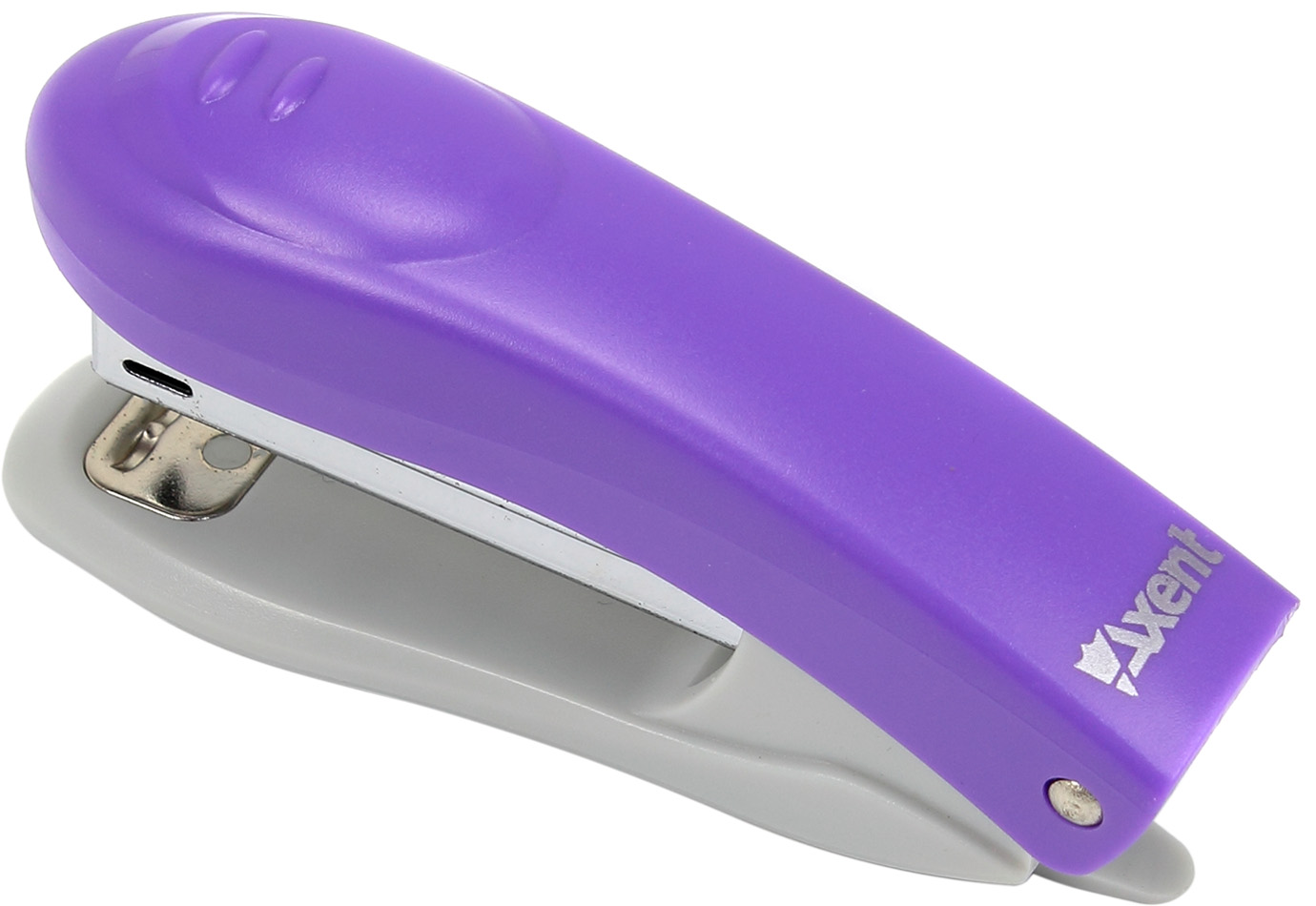 Степлер "Axent" №10 12арк №4813-11 Welle-2 пласт. фіолетовий(12) — фото товару | Канцелярський Сад