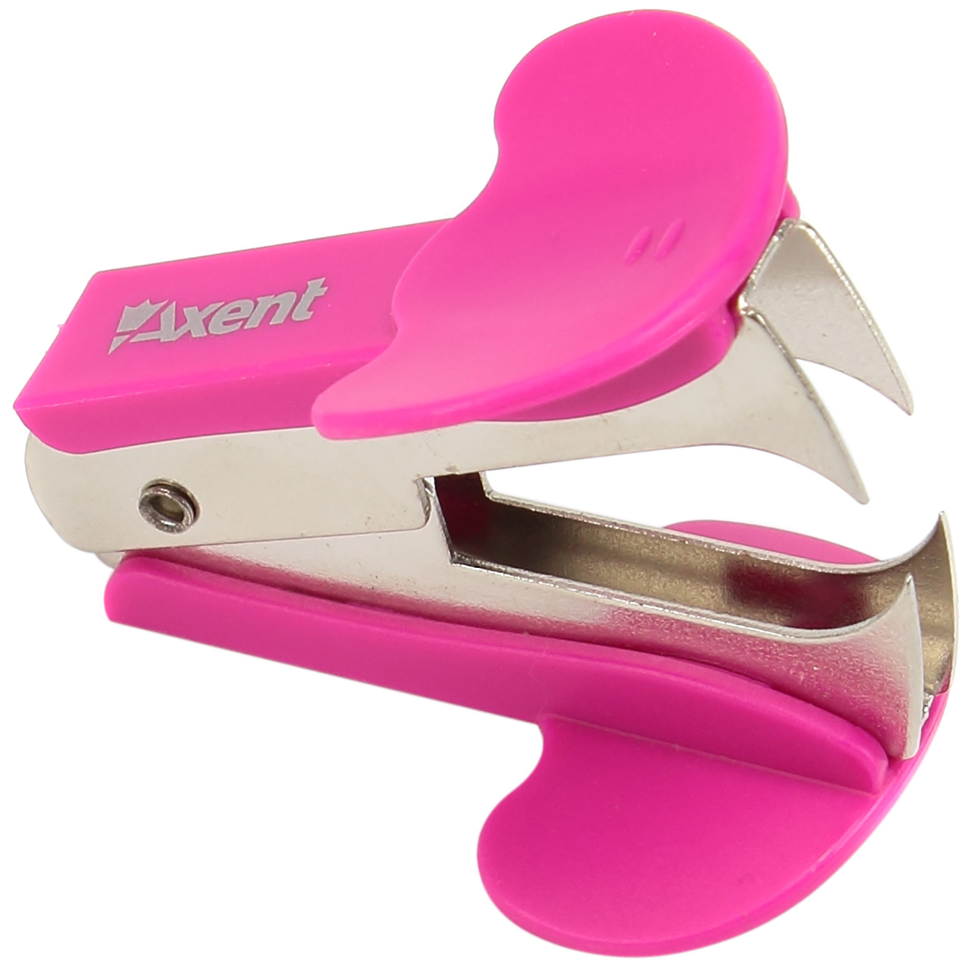 Антистеплер "Axent" №5550-10 рожевий(24) — фото товару | Канцелярський Сад