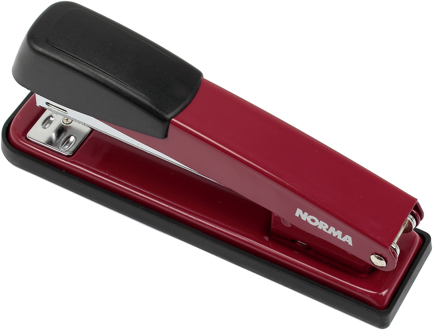 Степлер "Norma" №24/6,26/6 20арк №4124 метал. червоний(12) — купити | Канцелярський Сад