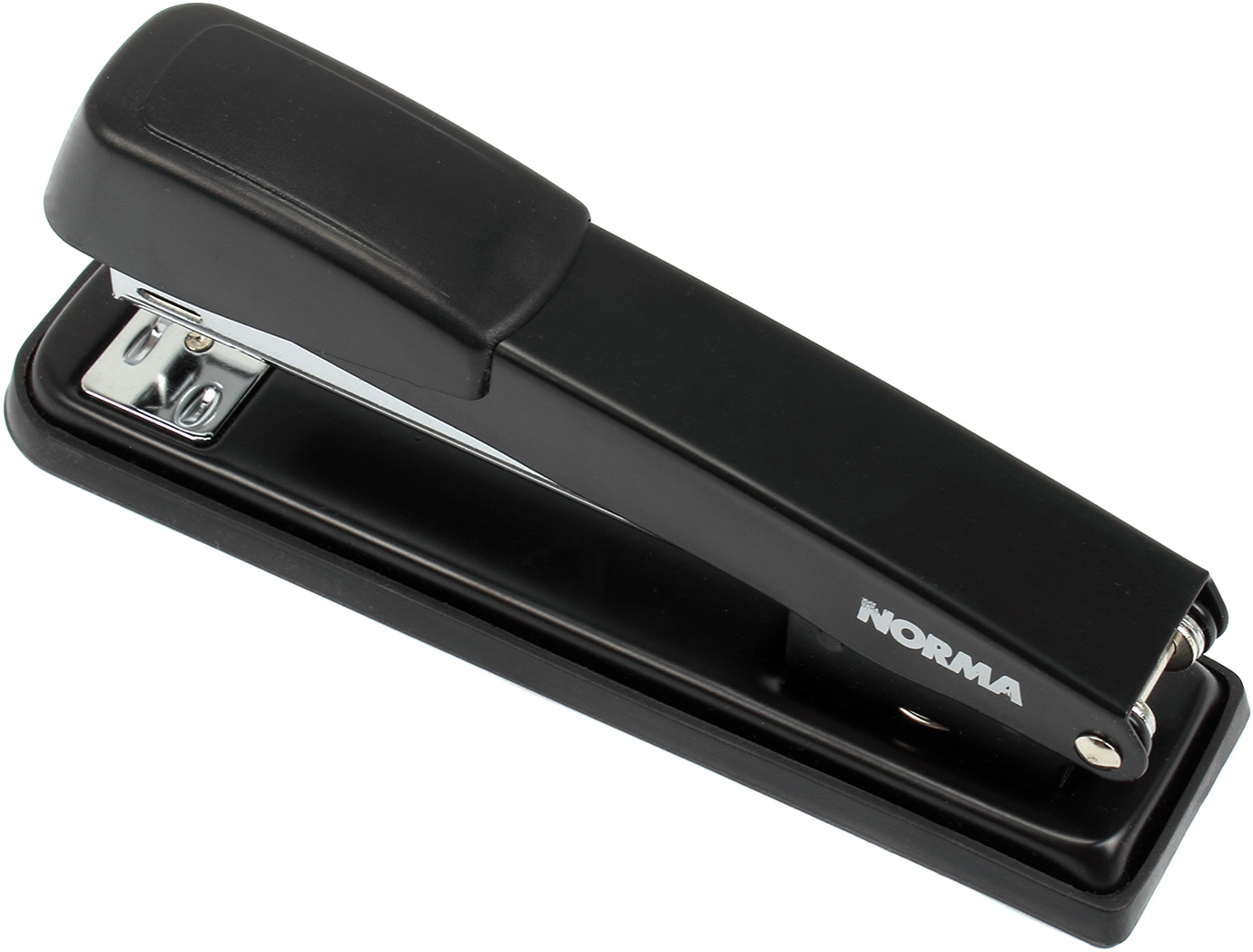 Степлер "Norma" №24/6,26/6 20арк №4124 метал. чорний(12) — фото товару | Канцелярський Сад