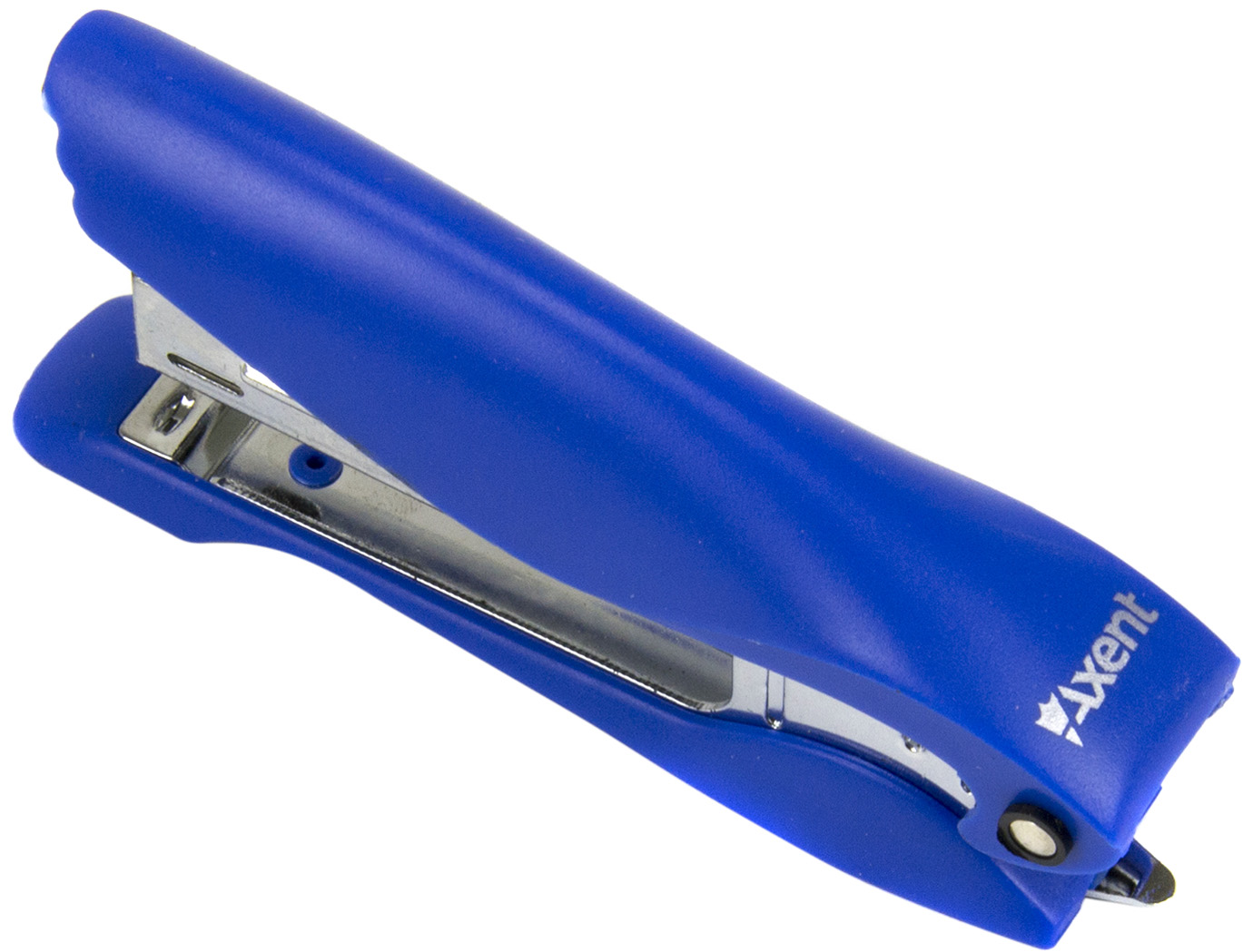 Степлер "Axent" №10 12арк №4802-02 Ultra пласт. синій(12) — фото товару | Канцелярський Сад