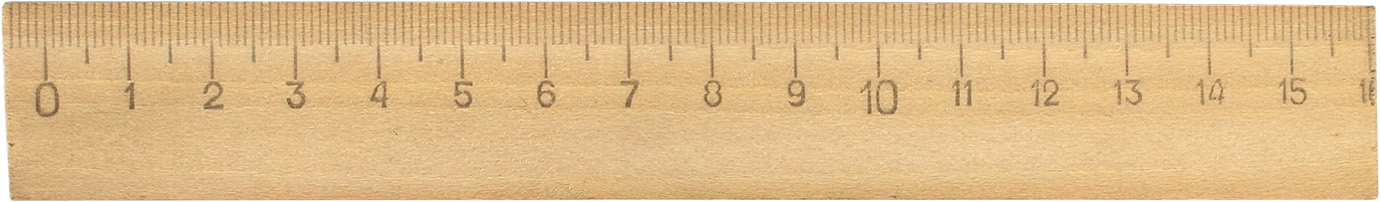 Лінійка дерев'яна 15см(50)(100)(1000) — фото товару | Канцелярський Сад