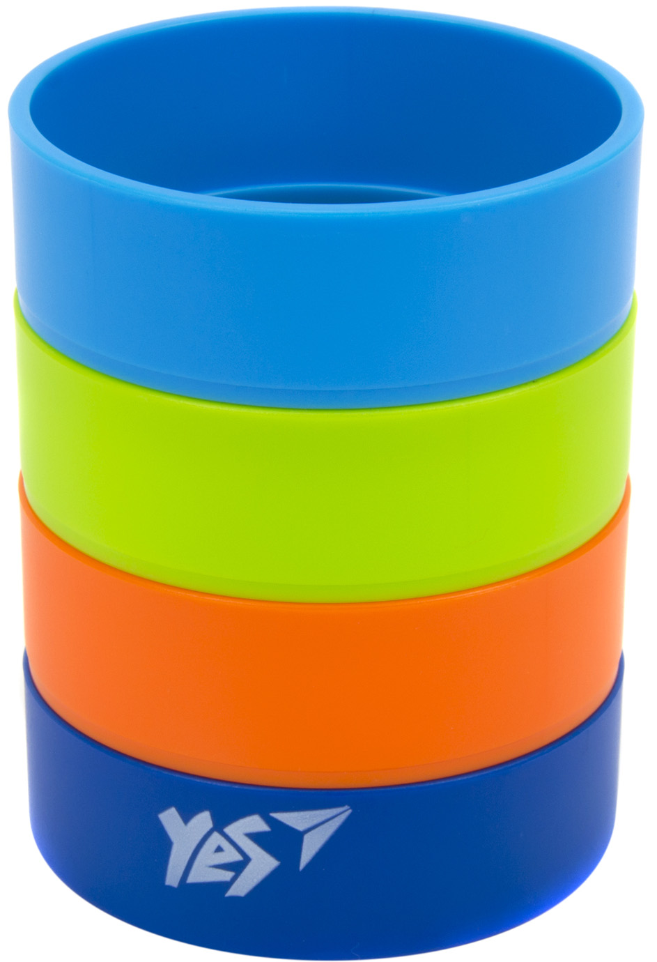 Стакан для ручок "Yes" №470447 "Bright Rings" розбірний(12) — фото товару | Канцелярський Сад