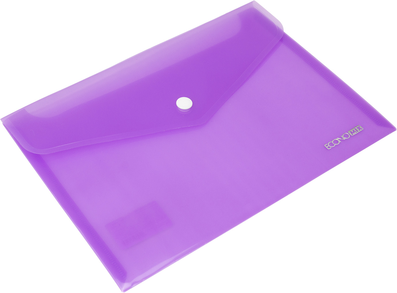 Папка-конверт "Economix" №E31316/E31316s А5 на кнопці прозор мікс(12)(192) — фото товару | Канцелярський Сад