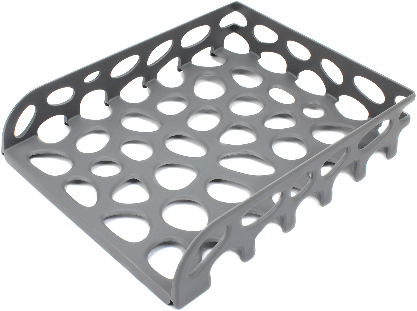 Лоток горизонт. "Tascom" №Л-20121/3041 сірий — фото товару | Канцелярський Сад