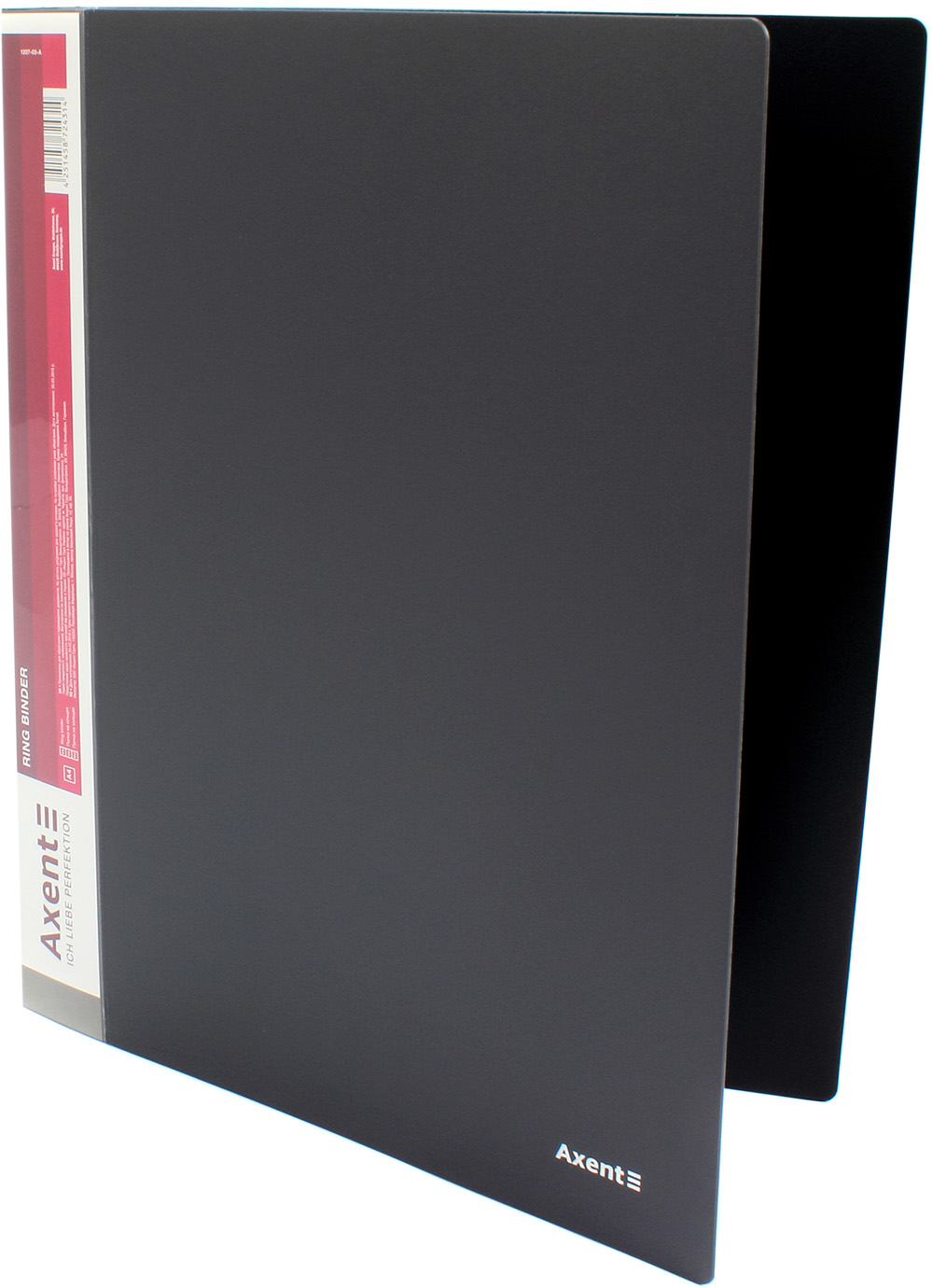 Папка "Axent" №1207-03 А4 на 2кільця d-25мм (O) (сіра)(1)(10) — фото товару | Канцелярський Сад