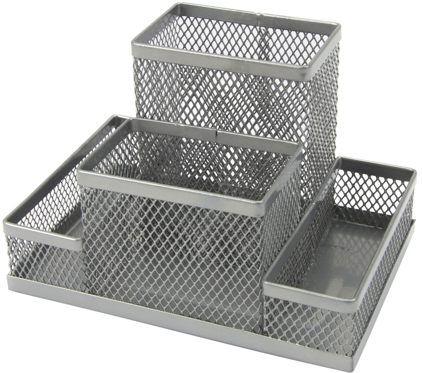 Підставка метал. "Axent" №2117-03 155х103х100мм срібна(24) — фото товару | Канцелярський Сад