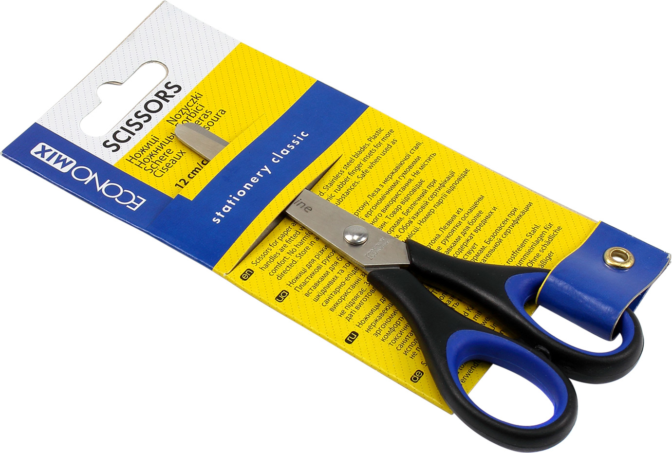 Ножиці офісн. "Economix" №E40430 12см(12)(144) — купити | Канцелярський Сад