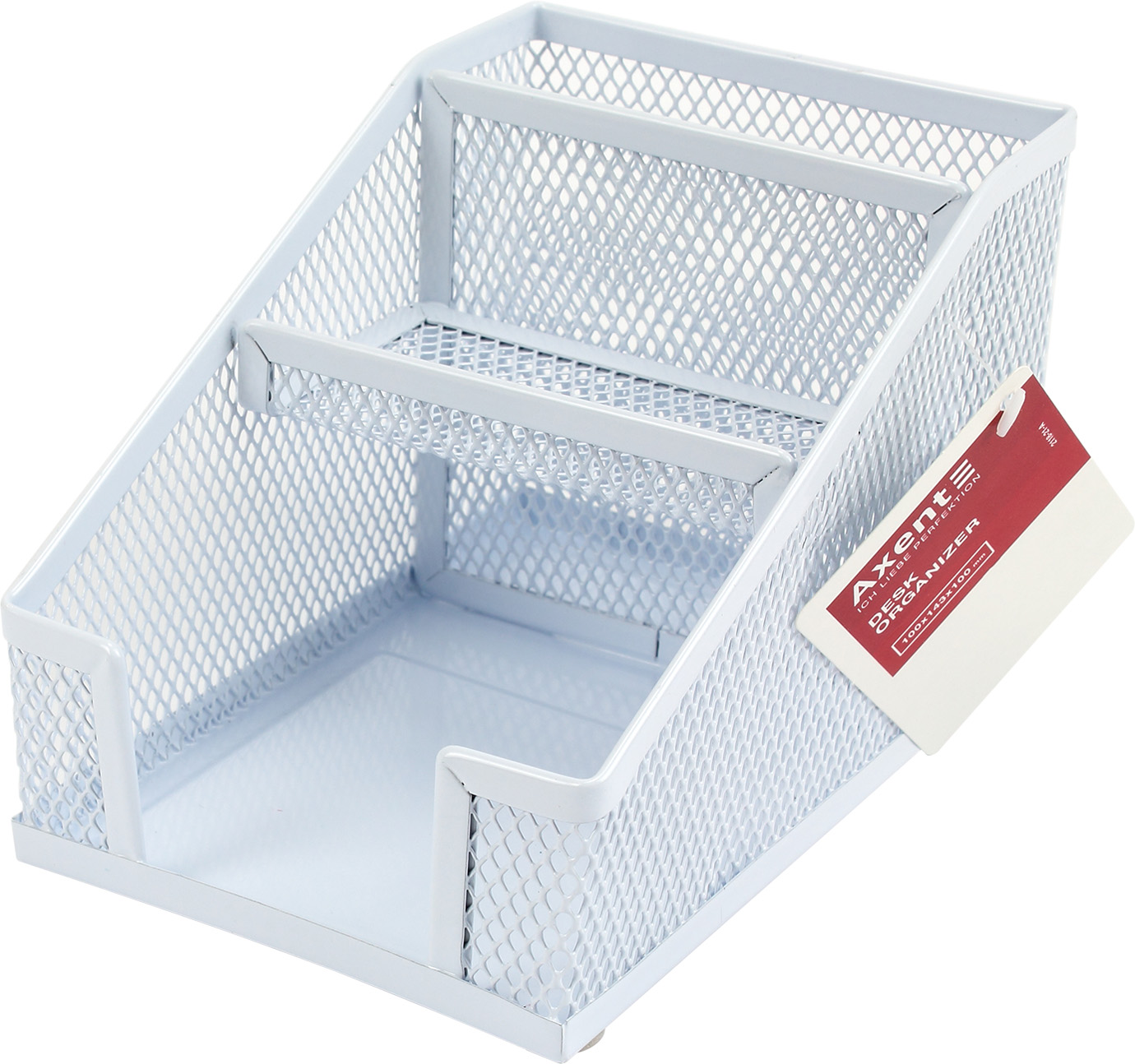 Підставка метал. "Axent" №2118-21 100х143х100мм біла(4) — фото товару | Канцелярський Сад