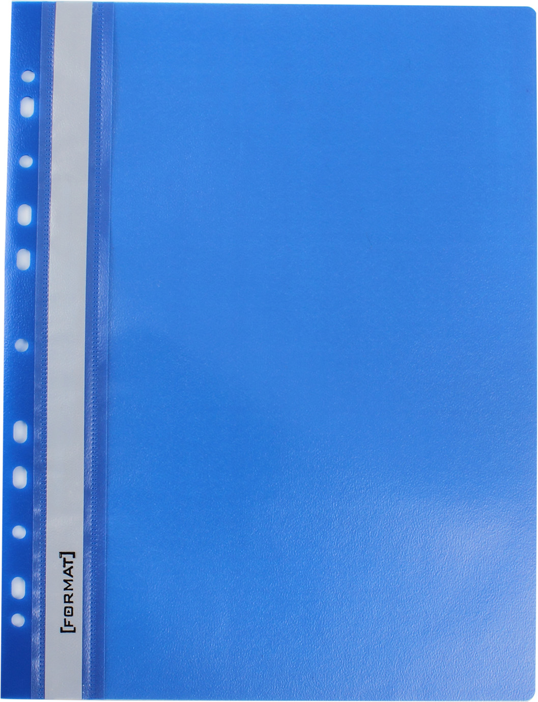 Папка-швидкозш. "Economix Light" №E38504-02 А4 з прозор.верхом,з перфор.,апельс.,глдянц.,синя(10)(300) — фото товару | Канцелярський Сад