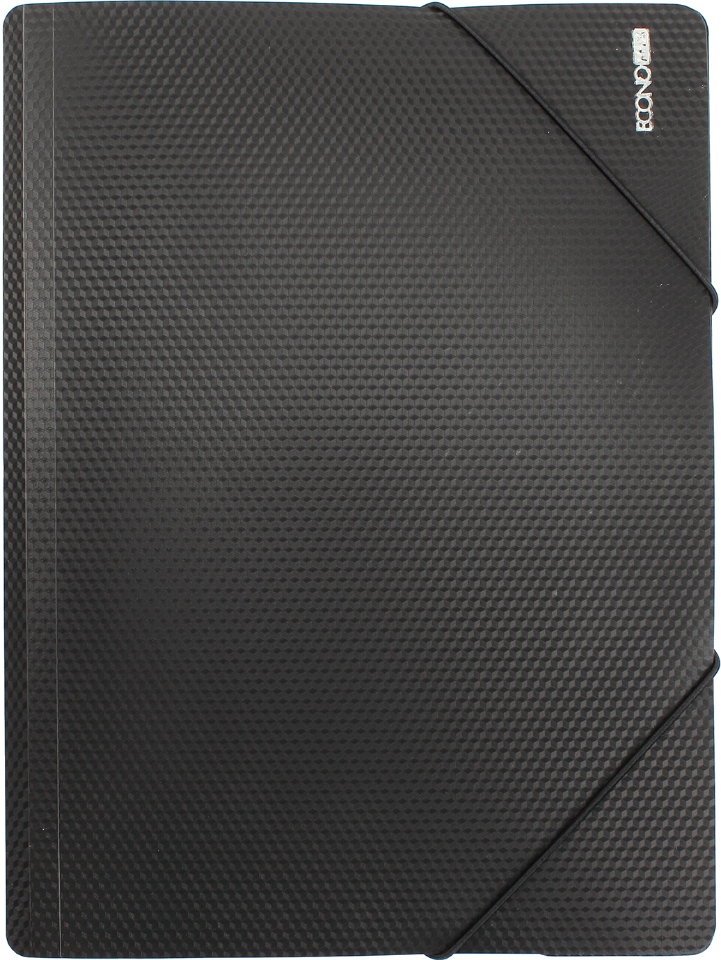 Папка "Economix" №E31601-01 А4 для докум. пласт. на рез. чорна(1)(20) — фото товару | Канцелярський Сад