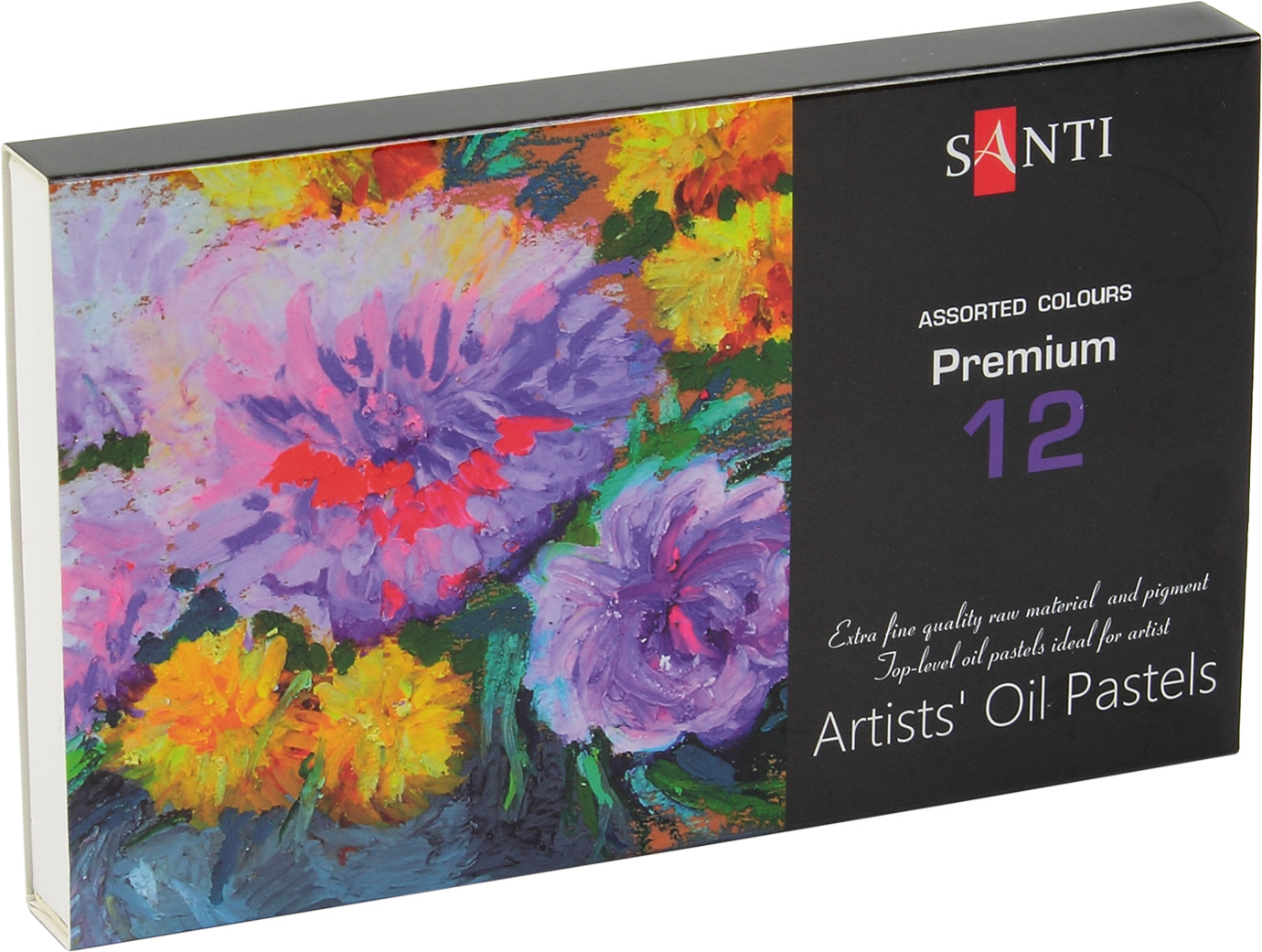 Пастель масл. "Santi" №353184 12кольор.(10)(120) — фото товару | Канцелярський Сад