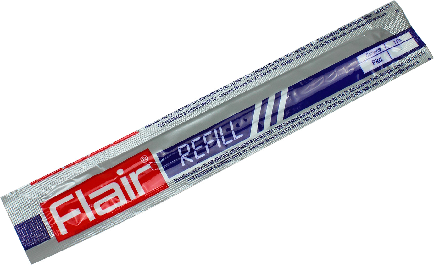 Стрижень кульк. "Flair" Big Writter 131мм фіолет.(10)(100) — фото товару | Канцелярський Сад