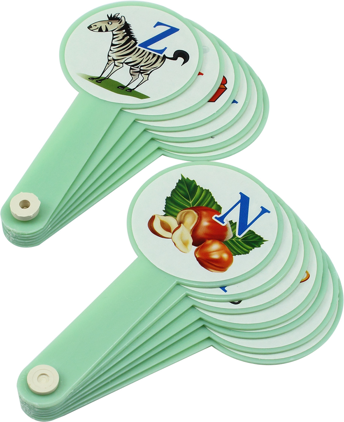 Віяло букв (англ. алфавіт) з картинками/Синтез/ — фото товару | Канцелярський Сад