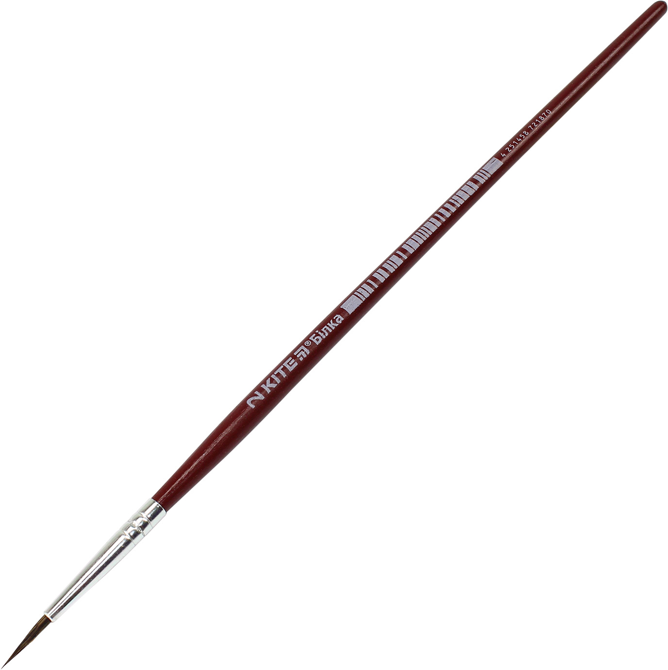 Пензлик "Kite" білка,круглий №2/K18-340-SQ-2(25)(250) — фото товару | Канцелярський Сад