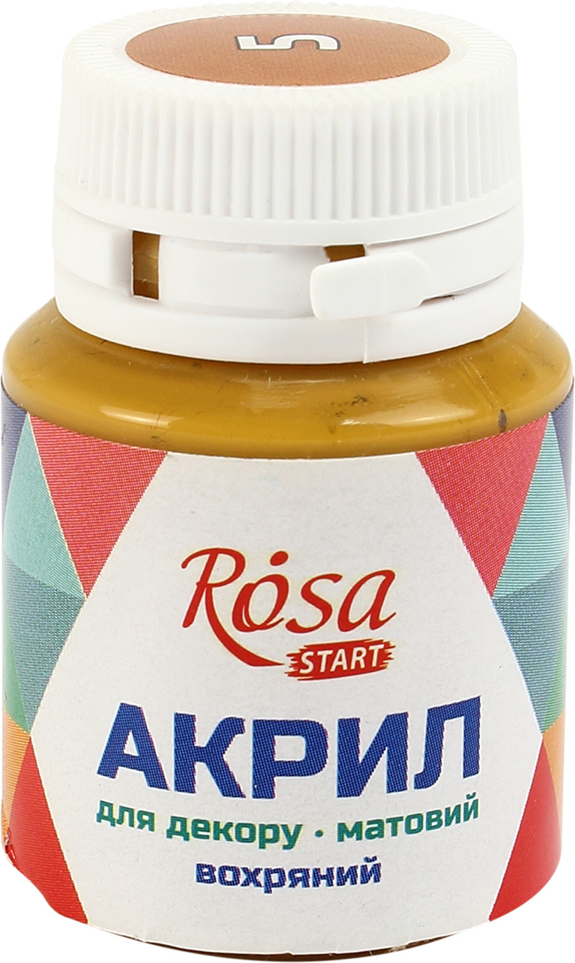 Акрил для декору "Rosa Talent" 20мл №20005/9078 матовий вохряний — фото товару | Канцелярський Сад