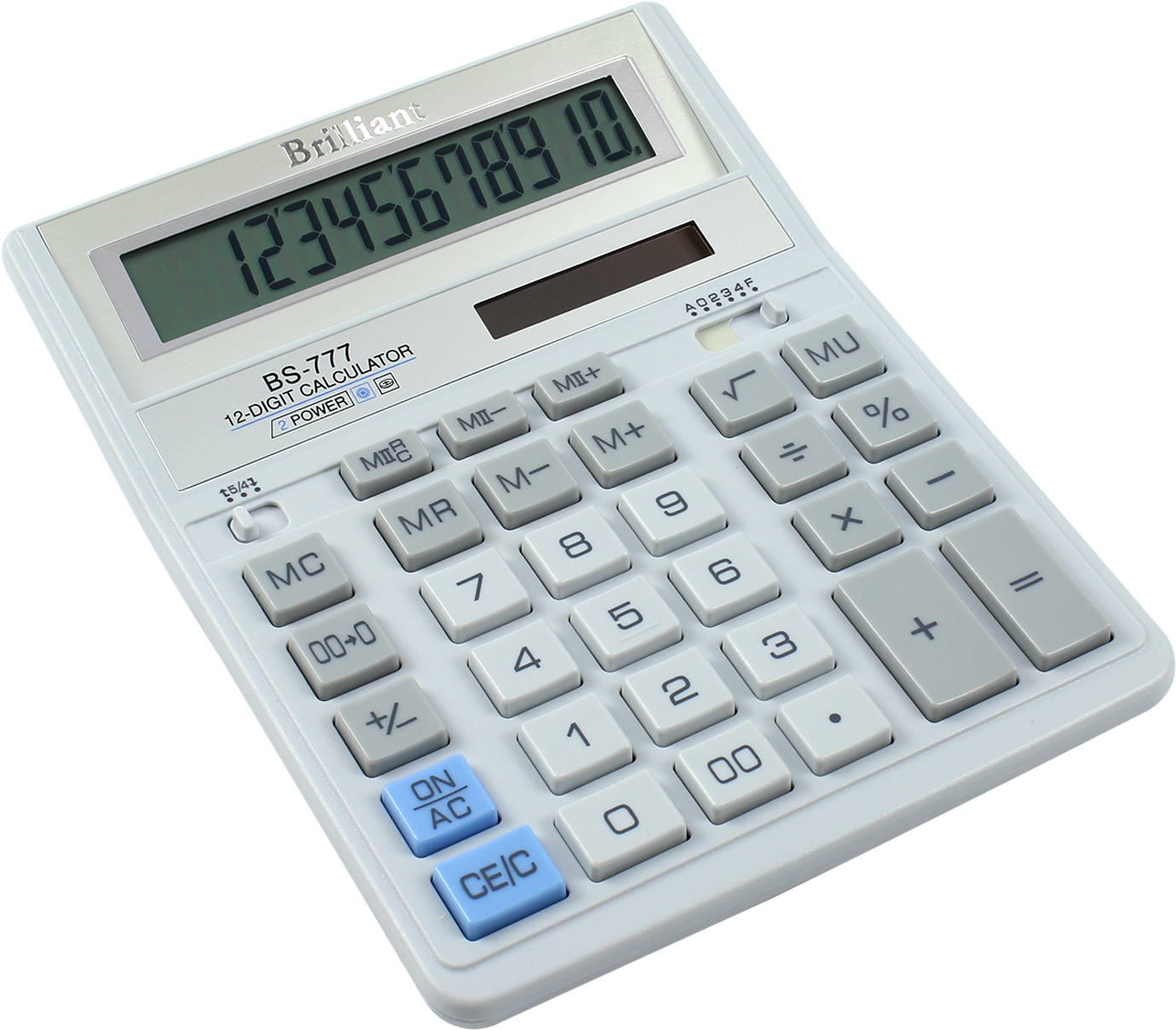 Калькулятор "Brilliant" №BS-777WH (12-розряд.)(10) — фото товару | Канцелярський Сад