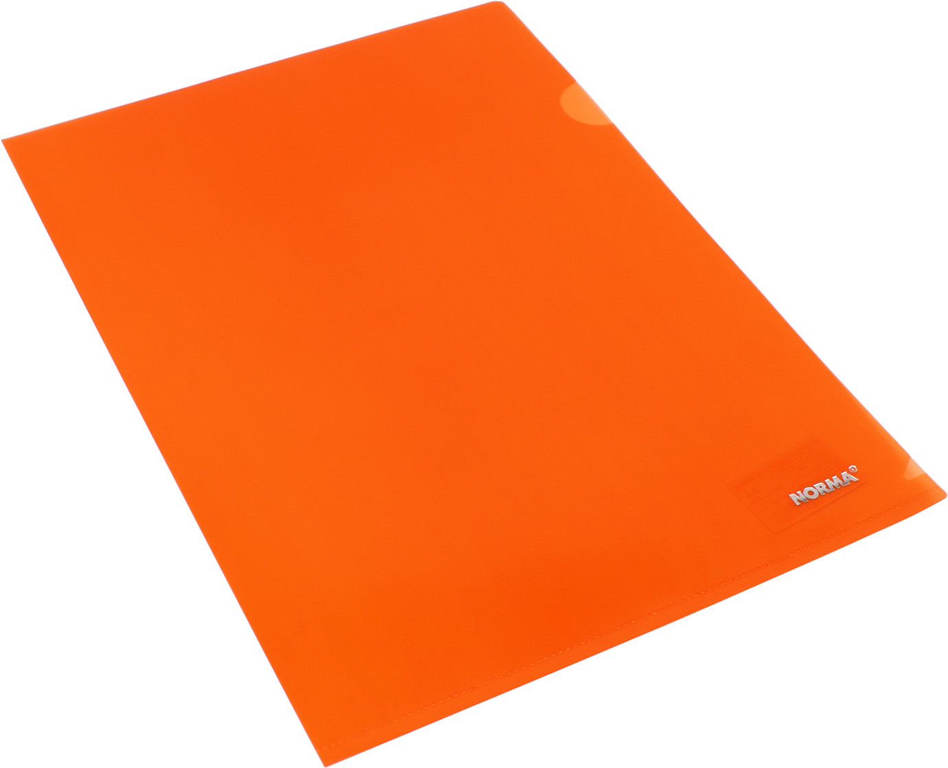Папка-куточок "Norma" №5024-28N А4 PP помаранчева(10) — фото товару | Канцелярський Сад