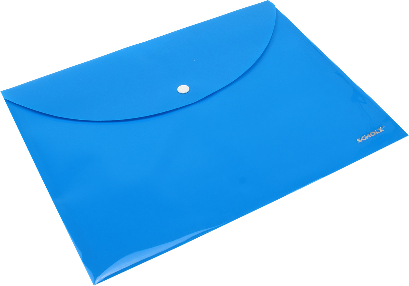 Папка-конверт "Scholz" №5127 А4 Charming PP блакитна(12)(120) — фото товару | Канцелярський Сад