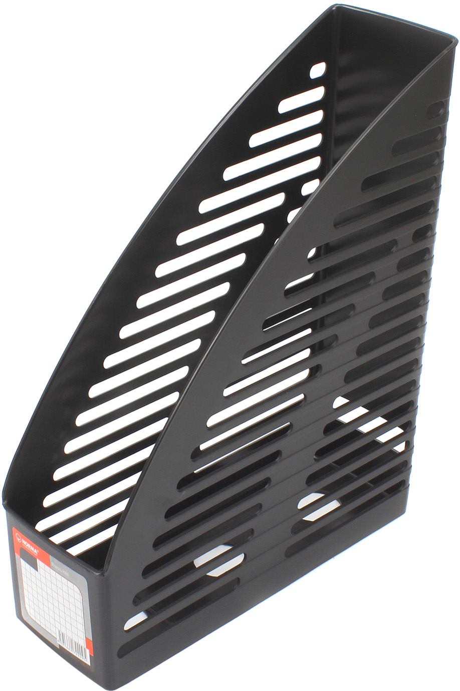 Лоток вертик. "Norma" №7020 удароміцний чорний(2)(36) — фото товару | Канцелярський Сад