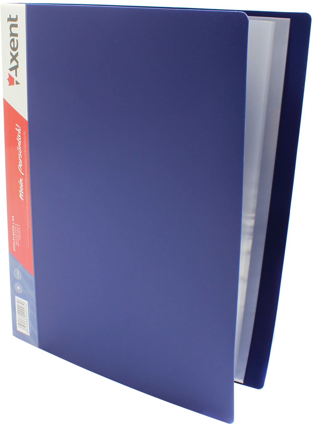 Папка "Axent" №1030-02 А4 з 30ф. синя(24)(48) — фото товару | Канцелярський Сад