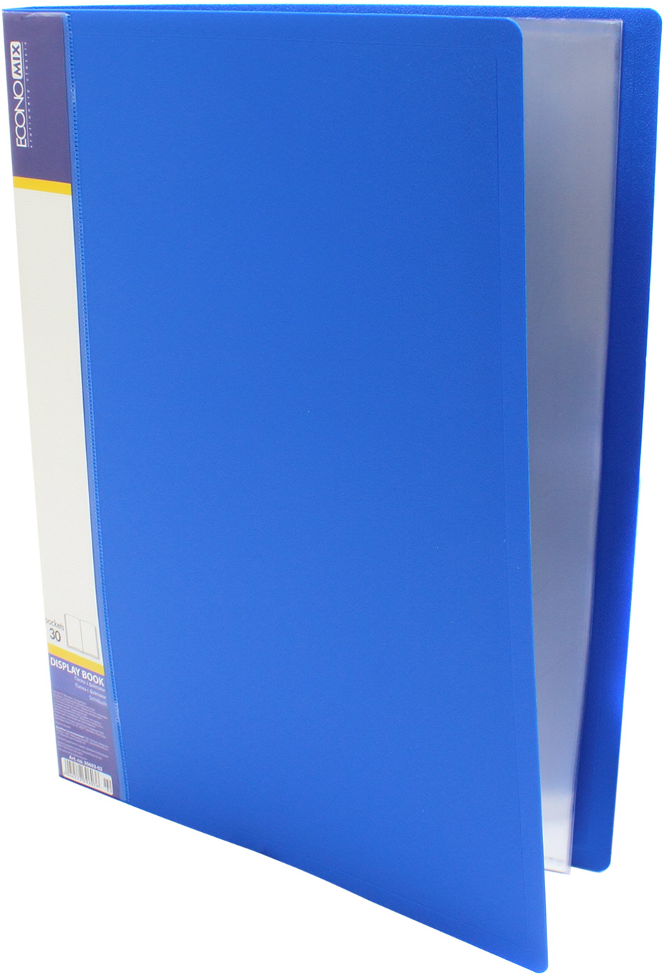 Папка "Economix" №E30603-02 А4 з 30ф. синя(24) — фото товару | Канцелярський Сад