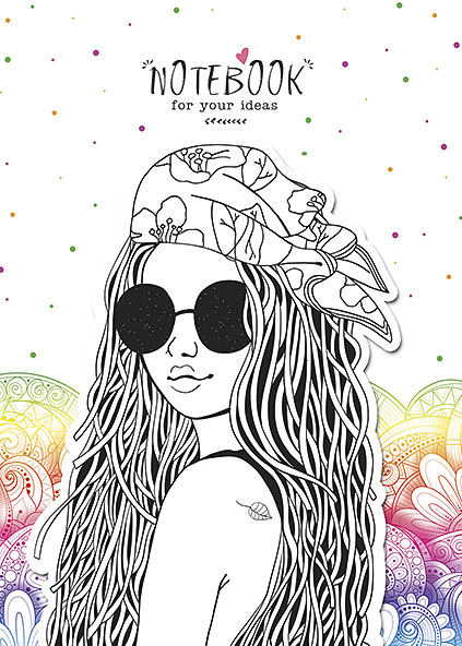 Блокнот А5 50арк. лін. карт. "Student" №A5-GB-050-820L/Школярик/(8)(112) — фото товару | Канцелярський Сад