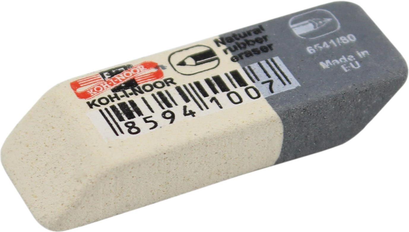 Гумка "Koh-i-noor" Sun Peart біло-сіра №6541/80(84)(672) — фото товару | Канцелярський Сад
