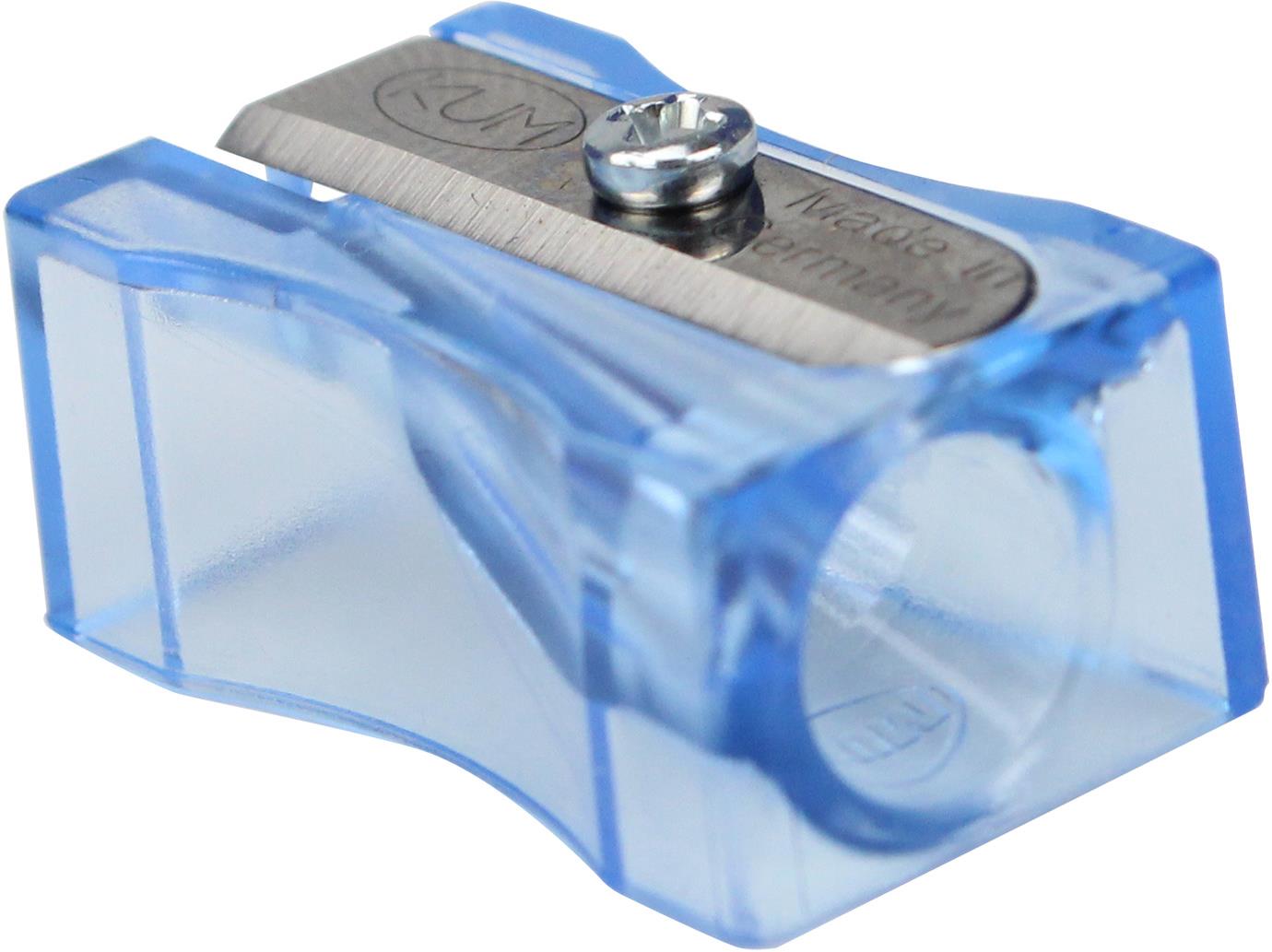 Точилка "Kum" №100-1FT прямокут. прозор.(24) — фото товару | Канцелярський Сад