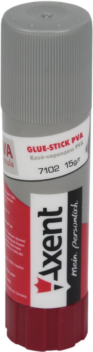 Клей-олівець "Axent" №7102 15гр PVA(20)(600) — фото товару | Канцелярський Сад